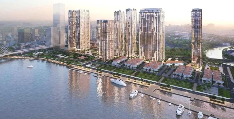 Dự án Ba Sơn, quận 1, TPHCM. Ảnh: LT Dự án Ba Sơn, quận 1, TPHCM. Ảnh: LT