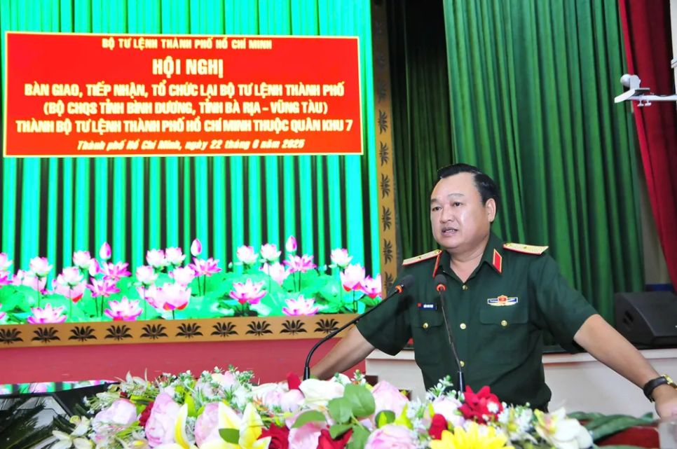 Thiếu tướng Trần Vinh Ngọc phát biểu tại hội nghị. Ảnh: HỮU TÂN Thiếu tướng Trần Vinh Ngọc phát biểu tại hội nghị. Ảnh: HỮU TÂN