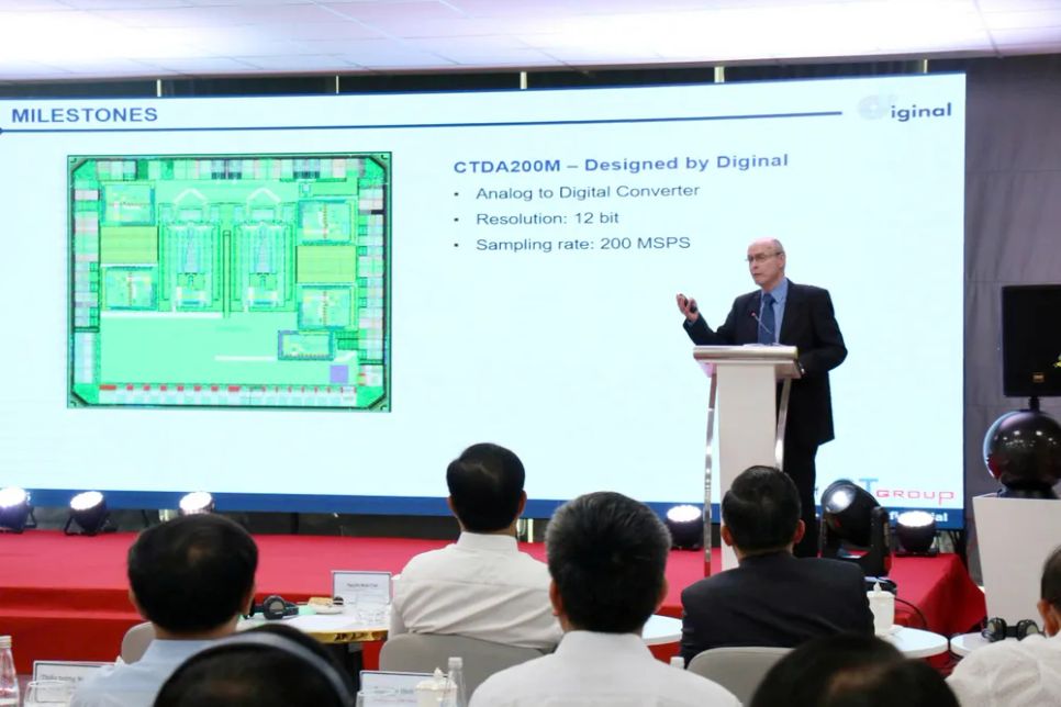 Đại diện CT Group giới thiệu về chip ADC Đại diện CT Group giới thiệu về chip ADC