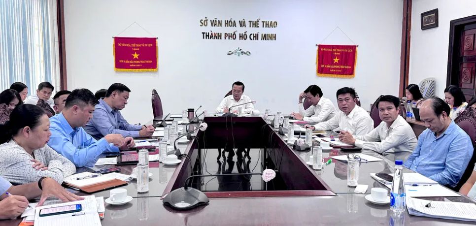 Cuộc họp tại điểm cầu phường Sài Gòn Cuộc họp tại điểm cầu phường Sài Gòn
