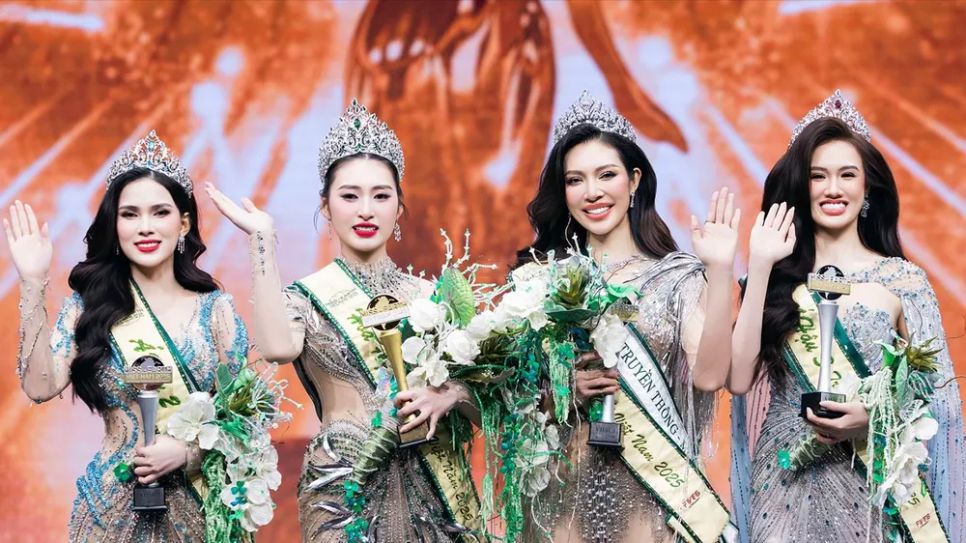 Tốp 4 Hoa hậu Trái Đất Việt Nam 2025 Tốp 4 Hoa hậu Trái Đất Việt Nam 2025