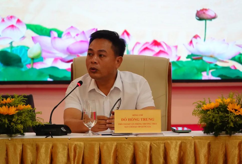 Ông Đỗ Hồng Trung, Phó Chánh Văn phòng Thường trực Ban Chỉ đạo 389 quốc gia. Ảnh: XUÂN QUỲNH Ông Đỗ Hồng Trung, Phó Chánh Văn phòng Thường trực Ban Chỉ đạo 389 quốc gia. Ảnh: XUÂN QUỲNH