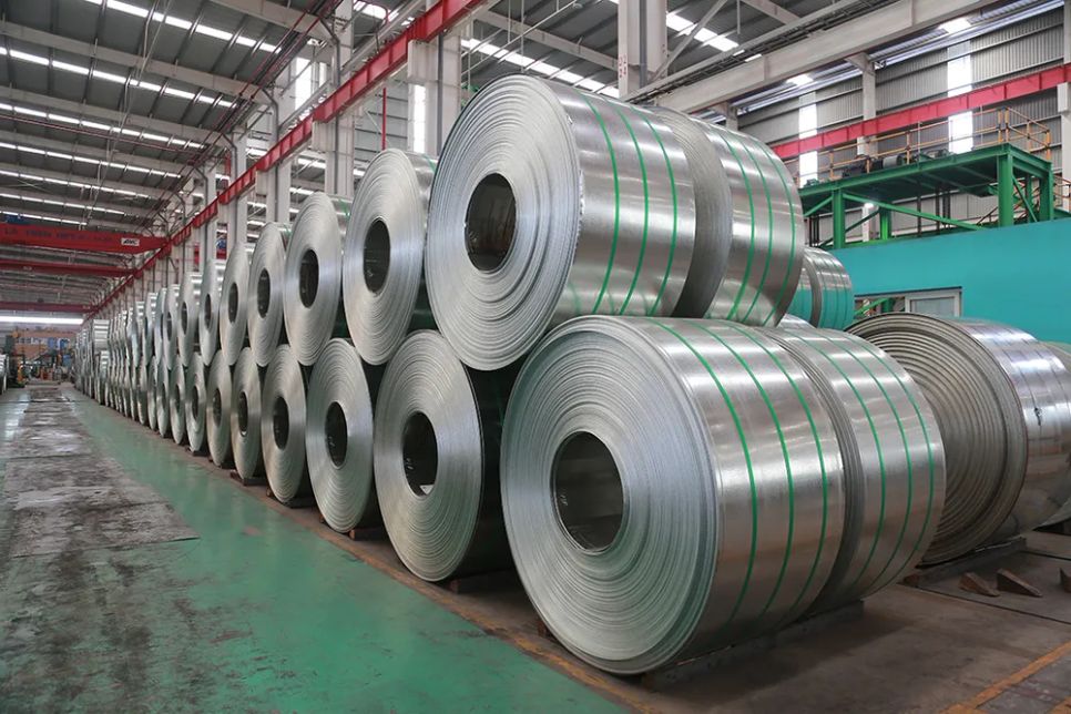 Thép cuộn xuất khẩu. Ảnh minh họa Thép cuộn xuất khẩu. Ảnh minh họa