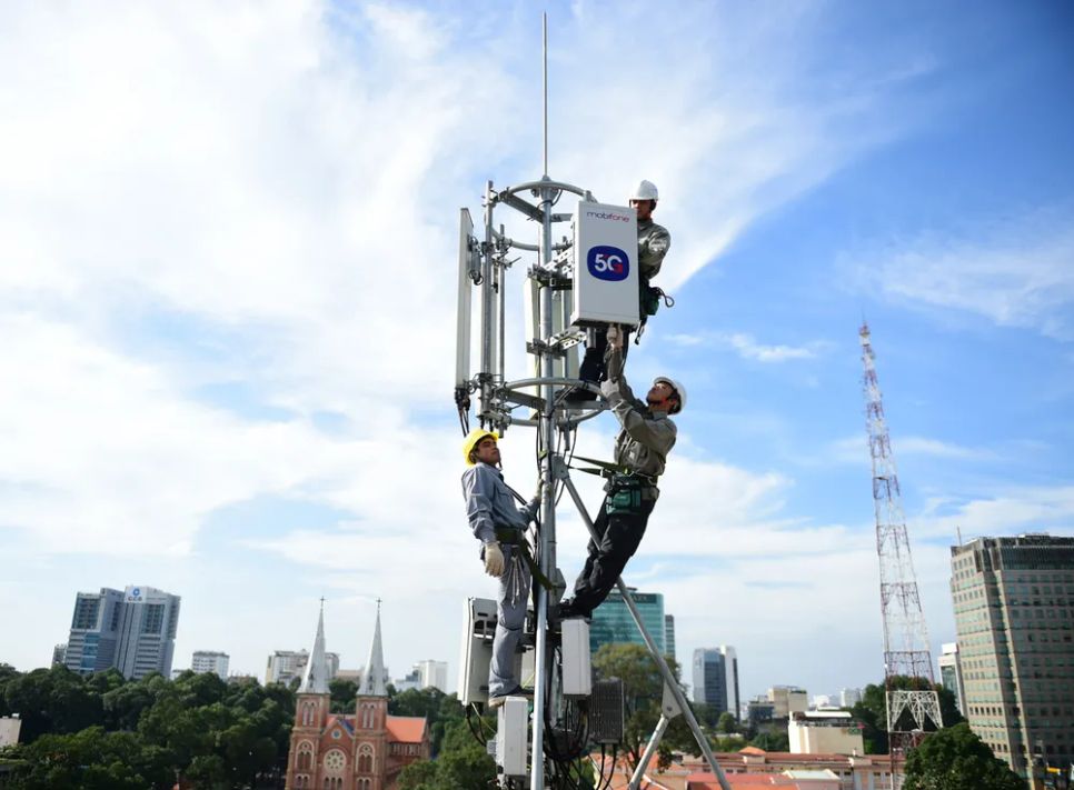 TPHCM với các mục tiêu phủ sóng 5G rộng khắp các khu vực trong thời gian tới. Ảnh: TẤN BA