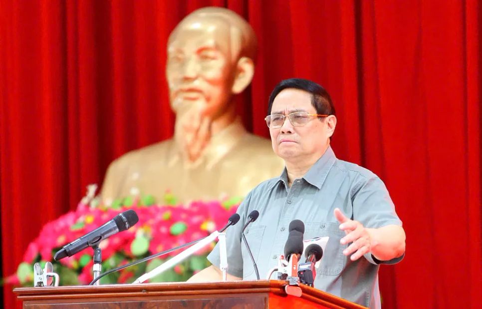 Thủ tướng Chính phủ Phạm Minh Chính phát biểu chỉ đạo tại hội nghị Thủ tướng Chính phủ Phạm Minh Chính phát biểu chỉ đạo tại hội nghị