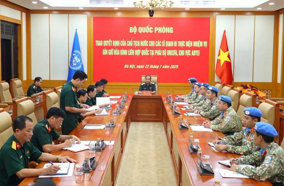 Quang cảnh buổi lễ. Ảnh: BQP