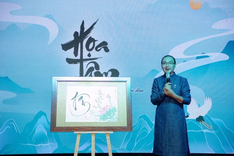 “Họa tâm” - thư pháp làm cầu nối tâm hồn và di sản “Họa tâm” - thư pháp làm cầu nối tâm hồn và di sản