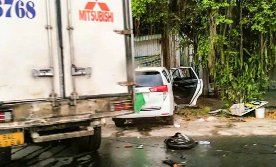 Hiện trường vụ tai nạn