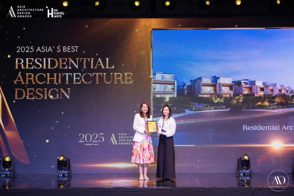 Khu dinh thự hàng hiệu The Rivus nhận giải Thiết kế Kiến trúc nhà ở xuất sắc nhất châu Á 2025 Khu dinh thự hàng hiệu The Rivus nhận giải Thiết kế Kiến trúc nhà ở xuất sắc nhất châu Á 2025