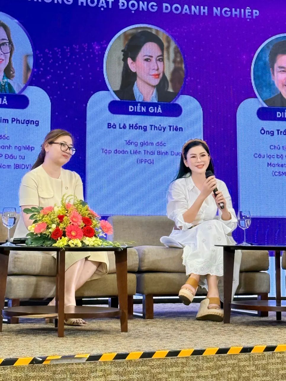 Bà Lê Hồng Thuỷ Tiên làm diễn giả Bà Lê Hồng Thuỷ Tiên làm diễn giả