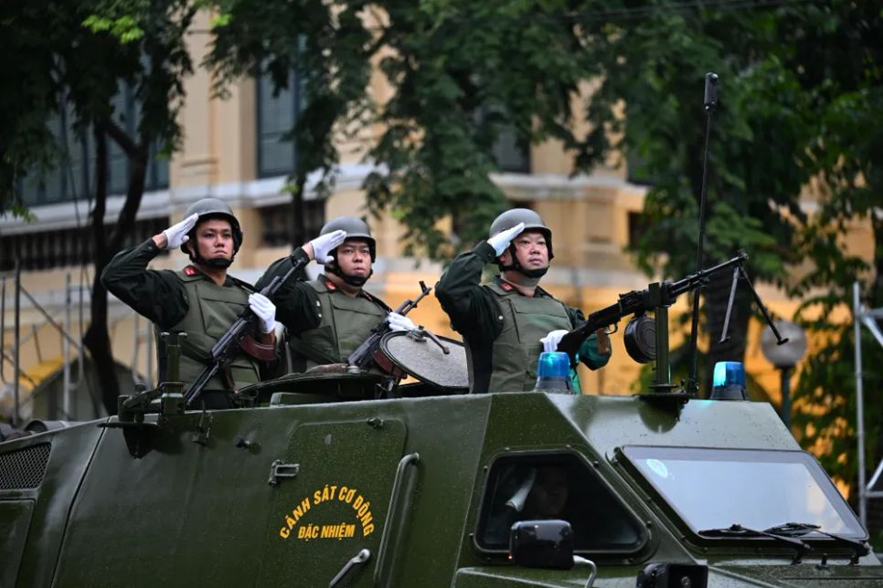 Hà Nội tổng duyệt đội ngũ, diễu hành Lễ ra quân đảm bảo ANTT cho A80