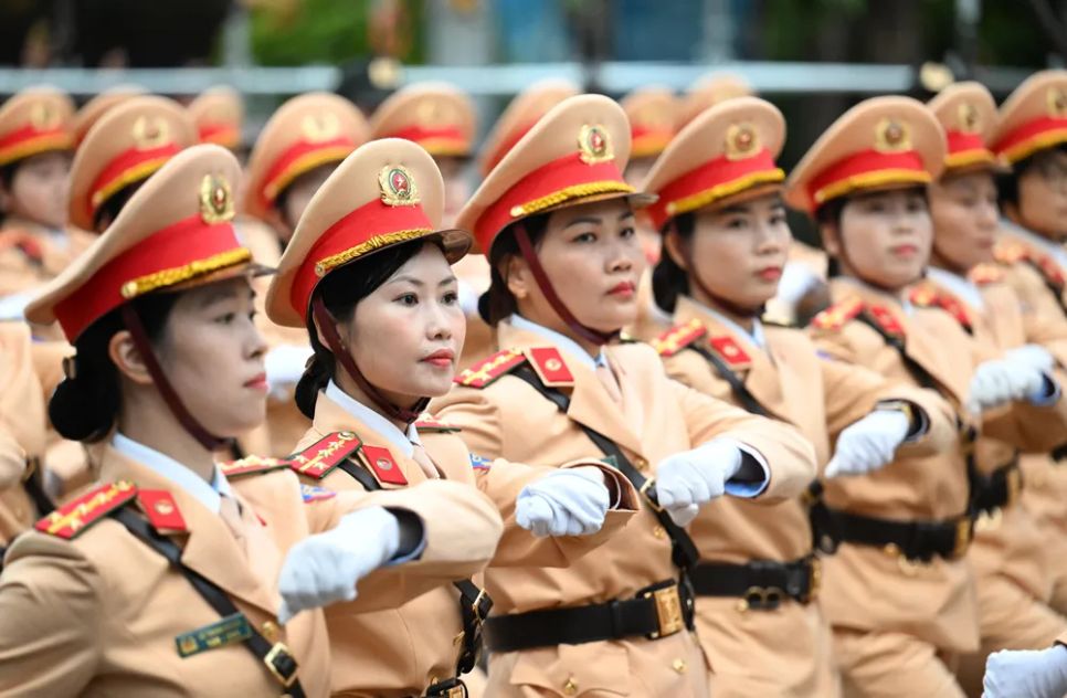 Hà Nội tổng duyệt đội ngũ, diễu hành Lễ ra quân đảm bảo ANTT cho A80