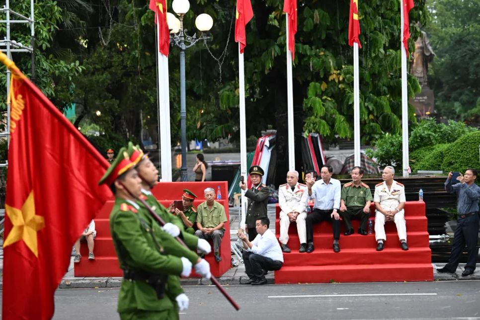 Từ sáng sớm, một số cựu chiến binh <span style=