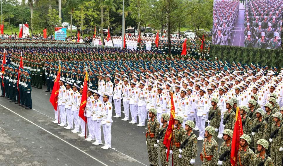 Quang cảnh buổi kiểm tra huấn luyện Quang cảnh buổi kiểm tra huấn luyện