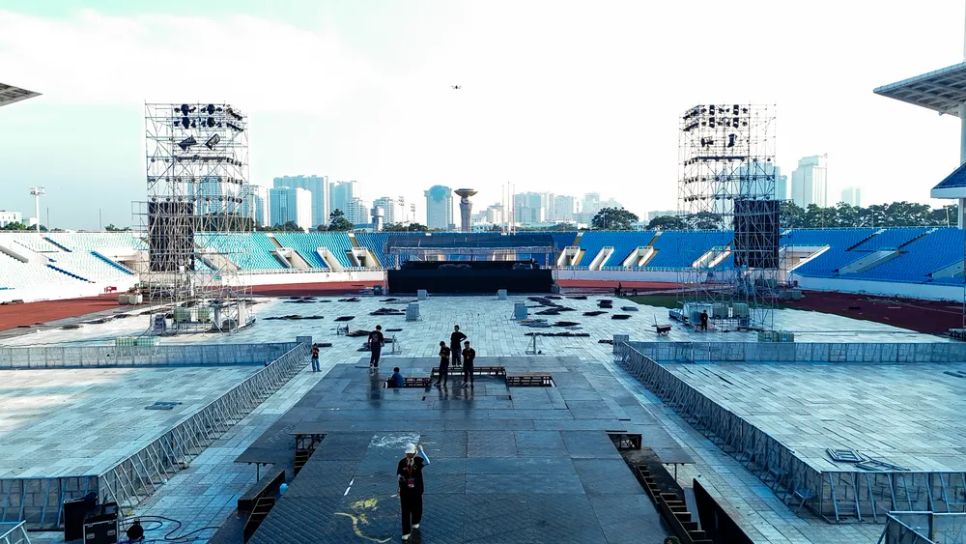Tái hiện hình ảnh duyệt binh trên Quảng trường Đỏ tại concert Quốc gia 