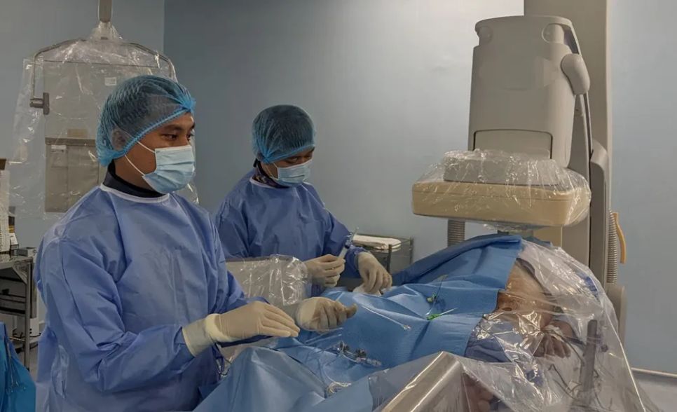 Một ca can thiệp tim mạch tại Bệnh viện Bình Chánh Một ca can thiệp tim mạch tại Bệnh viện Bình Chánh