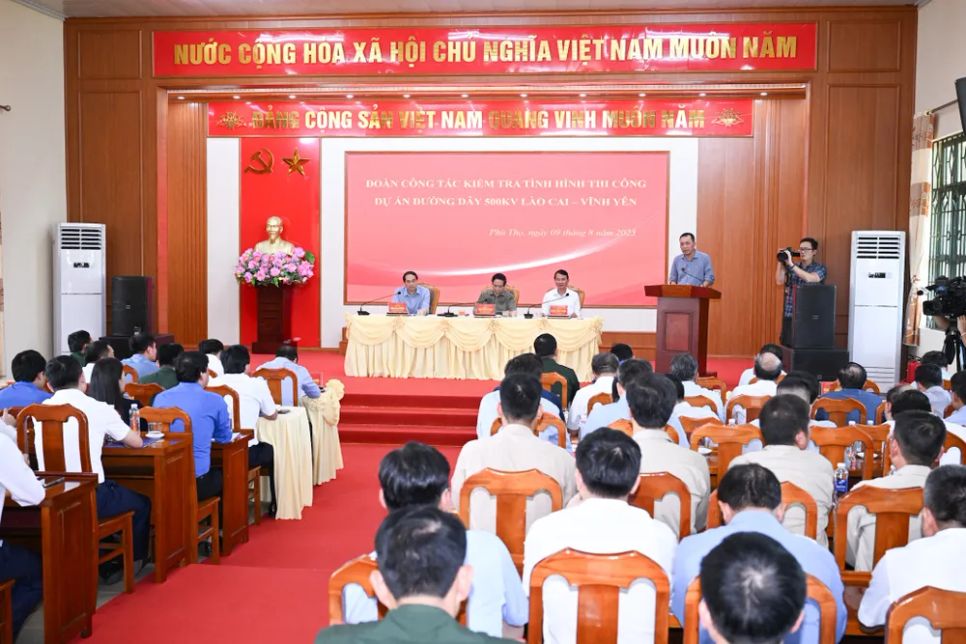 Đến 19-8, phải hoàn thành Dự án đường dây 500kv Lào Cai - Vĩnh Yên Đến 19-8, phải hoàn thành Dự án đường dây 500kv Lào Cai - Vĩnh Yên