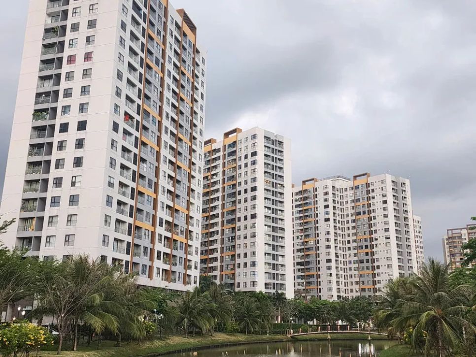 Một dự án căn hộ của chủ đầu tư Nam Long tại xã Phong Phú, huyện Bình Chánh. Ảnh: ĐỨC TRUNG Một dự án căn hộ của chủ đầu tư Nam Long tại xã Phong Phú, huyện Bình Chánh. Ảnh: ĐỨC TRUNG