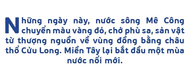 Chợ cá đồng vùng biên mùa nước nổi