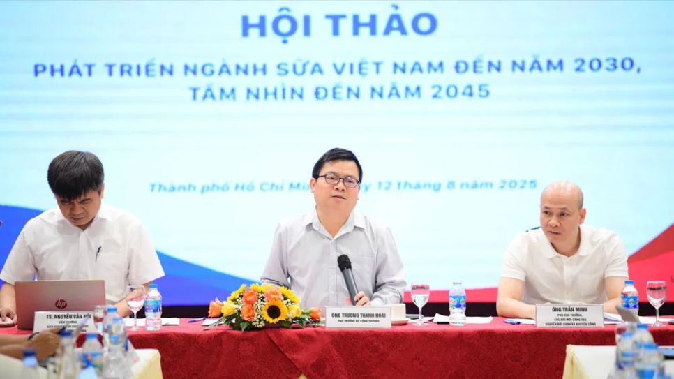 Đến năm 2045, sản lượng sữa các loại đạt khoảng 100 kg/người/năm