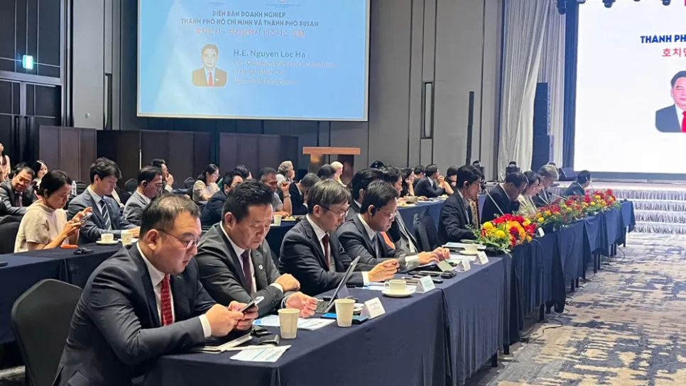 Diễn đàn Doanh nghiệp TPHCM - TP Busan thu hút hàng trăm doanh nghiệp Việt Nam và Hàn Quốc tham gia kết nối, tìm hiểu cơ hội đầu tư hai chiều