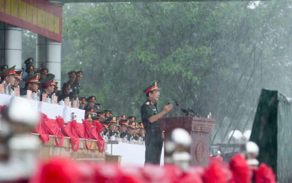 Đại tướng Phan Văn Giang phát biểu chỉ đạo tại cuộc tổng hợp luyện. Ảnh: ĐỖ TRUNG Đại tướng Phan Văn Giang phát biểu chỉ đạo tại cuộc tổng hợp luyện. Ảnh: ĐỖ TRUNG