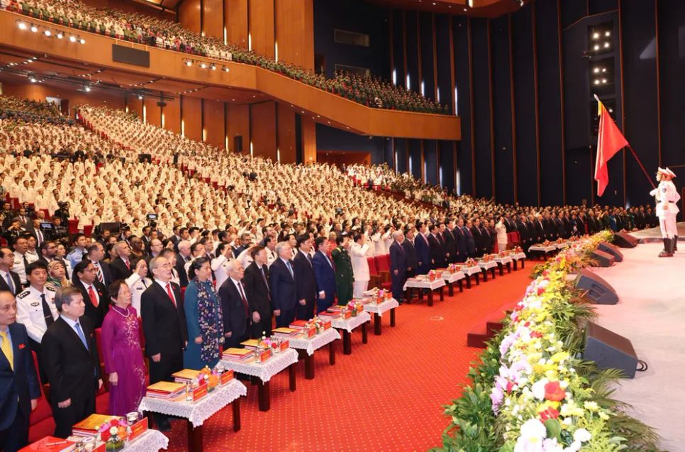 Quang cảnh các đại biểu dự buổi lễ. Ảnh: QUANG PHÚC Quang cảnh các đại biểu dự buổi lễ. Ảnh: QUANG PHÚC