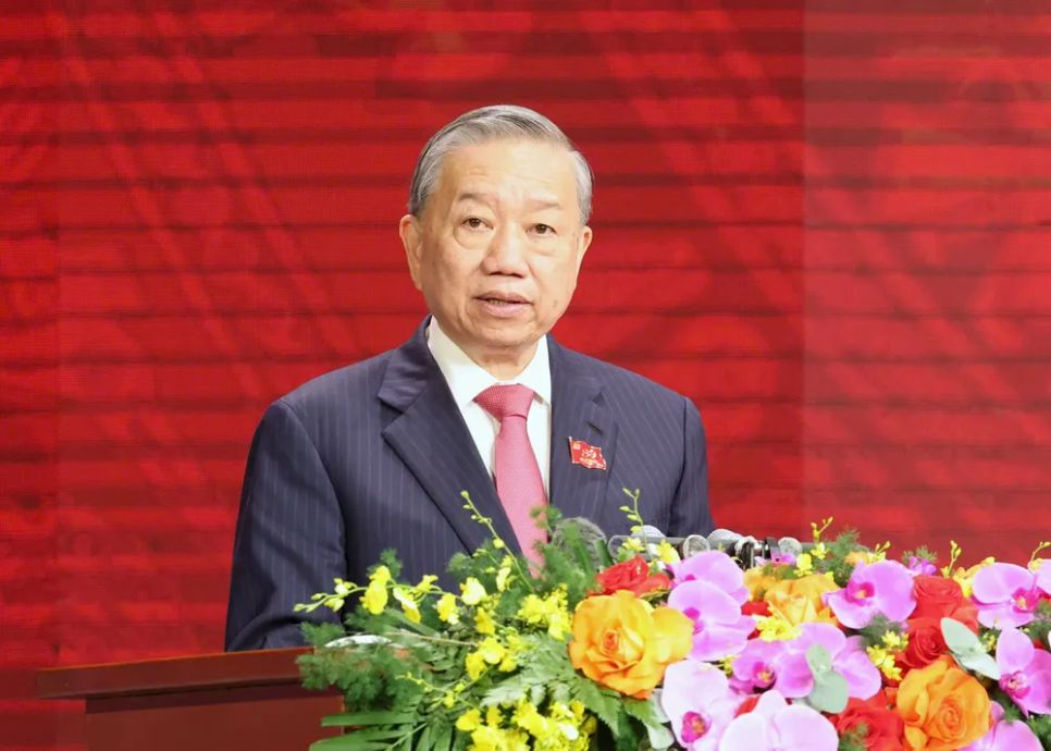 Tổng Bí thư Tô Lâm phát biểu tại buổi lễ. Ảnh: QUANG PHÚC Tổng Bí thư Tô Lâm phát biểu tại buổi lễ. Ảnh: QUANG PHÚC
