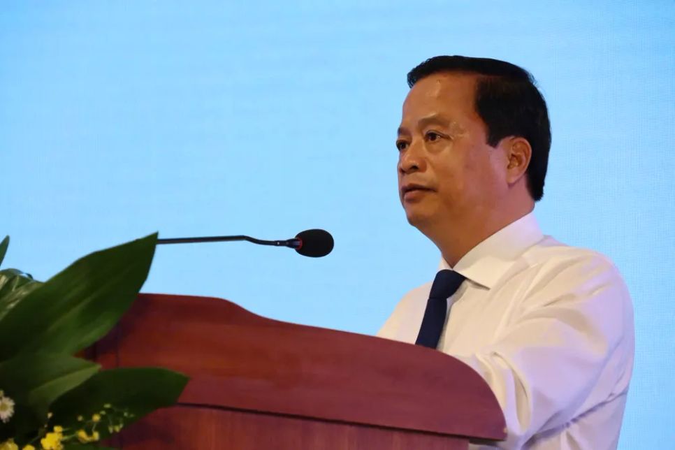 Ông Nguyễn Tuấn Thanh phát biểu