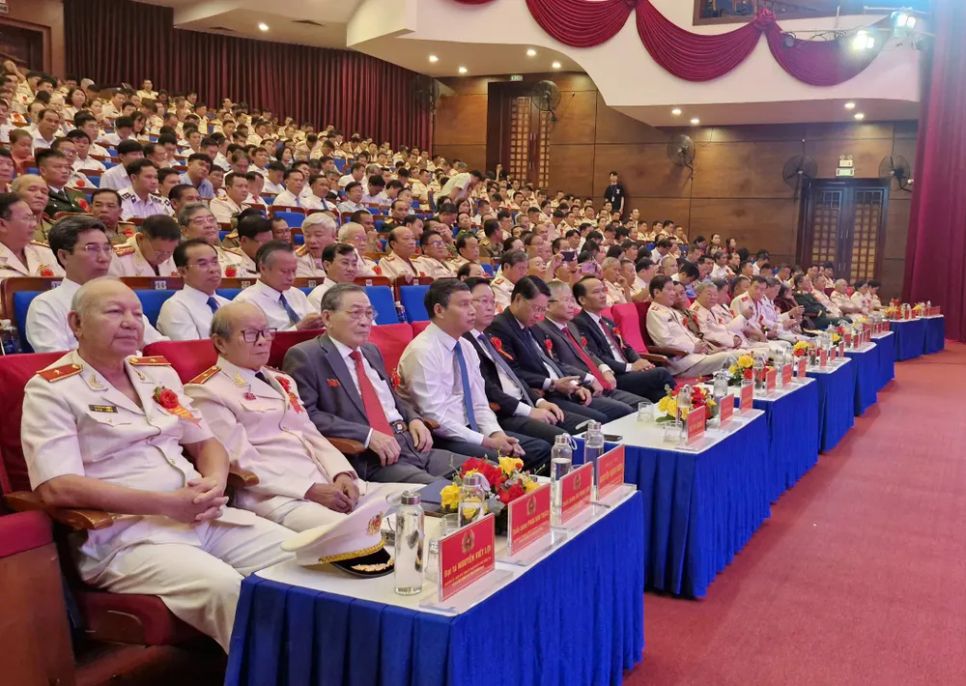 Các đại biểu tham dự lễ kỷ niệm. Ảnh: XUÂN QUỲNH