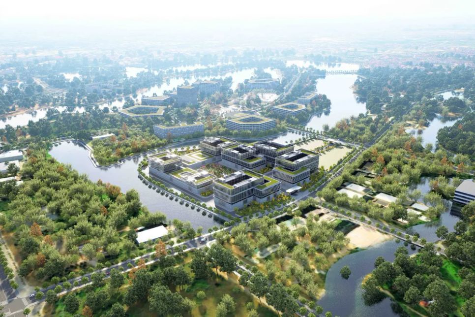 Phối cảnh Trung tâm R&D Viettel sau khi hoàn thành và đưa vào sử dụng