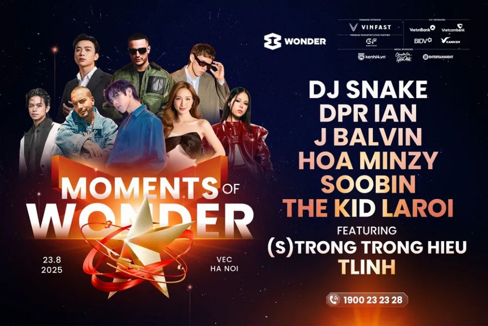 Diễn cùng The Kid LAROI trên sân khấu sự kiện được mong chờ nhất tháng 8 này còn có các nghệ sĩ khắp năm châu khác như DJ Snake (châu Âu), J Balvin (Mỹ Latin), DPR IAN (Hàn Quốc) và các nghệ sĩ đang hot nhất Việt Nam như Soobin, Hòa Minzy, tlinh và (S)TRONG Trọng Hiếu Diễn cùng The Kid LAROI trên sân khấu sự kiện được mong chờ nhất tháng 8 này còn có các nghệ sĩ khắp năm châu khác như DJ Snake (châu Âu), J Balvin (Mỹ Latin), DPR IAN (Hàn Quốc) và các nghệ sĩ đang hot nhất Việt Nam như Soobin, Hòa Minzy, tlinh và (S)TRONG Trọng Hiếu