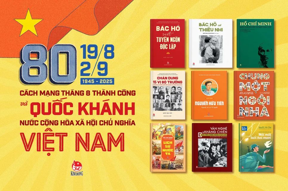 Bộ sách đặc biệt kỷ niệm 80 năm Quốc khánh dành cho thiếu nhi