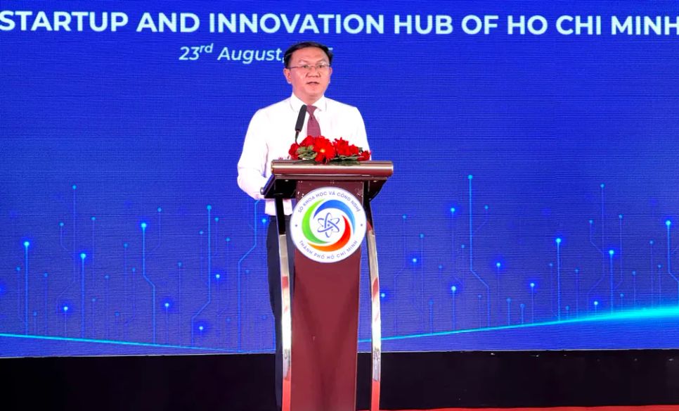 Ông Lâm Đình Thắng, Giám đốc Sở KH-CN phát biểu. Ảnh: Đình Dư