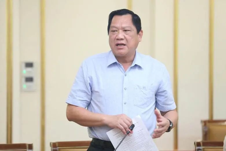 Ông Lâm Văn Bi, Phó Chủ tịch UBND tỉnh Cà Mau phát biểu tại buổi làm việc