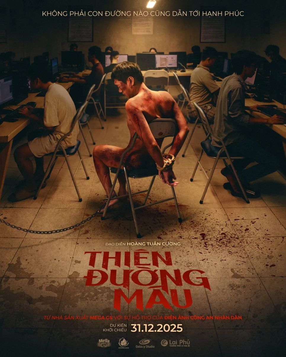 <i>First look ám ảnh của bộ phim Thiên đường máu. Ảnh: ĐPCC</i> <i>First look ám ảnh của bộ phim Thiên đường máu. Ảnh: ĐPCC</i>