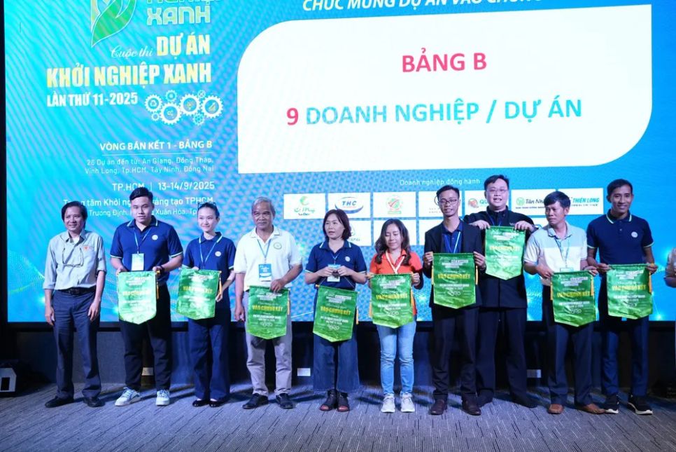 19 dự án đầu tiên vào chung kết Khởi nghiệp xanh