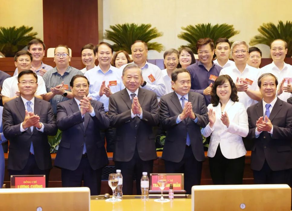 Tổng Bí thư Tô Lâm và các đại biểu dự hội nghị. Ảnh: QUANG PHÚC