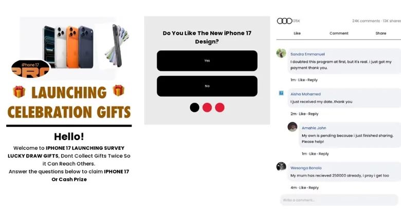 Một trang web lừa đảo sử dụng chiêu trò Một trang web lừa đảo sử dụng chiêu trò