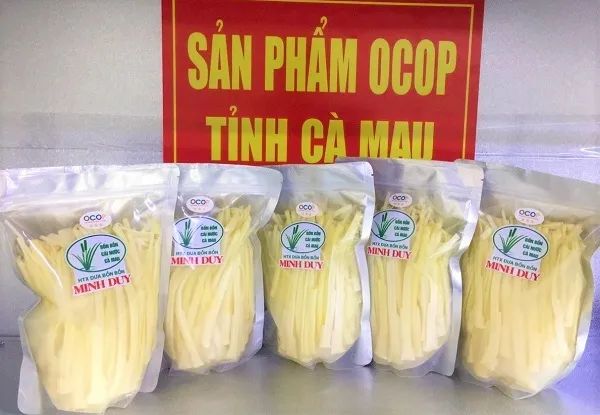 Sản phẩm từ bồn bồn được công nhận OCOP 3 sao cấp tỉnh Cà Mau