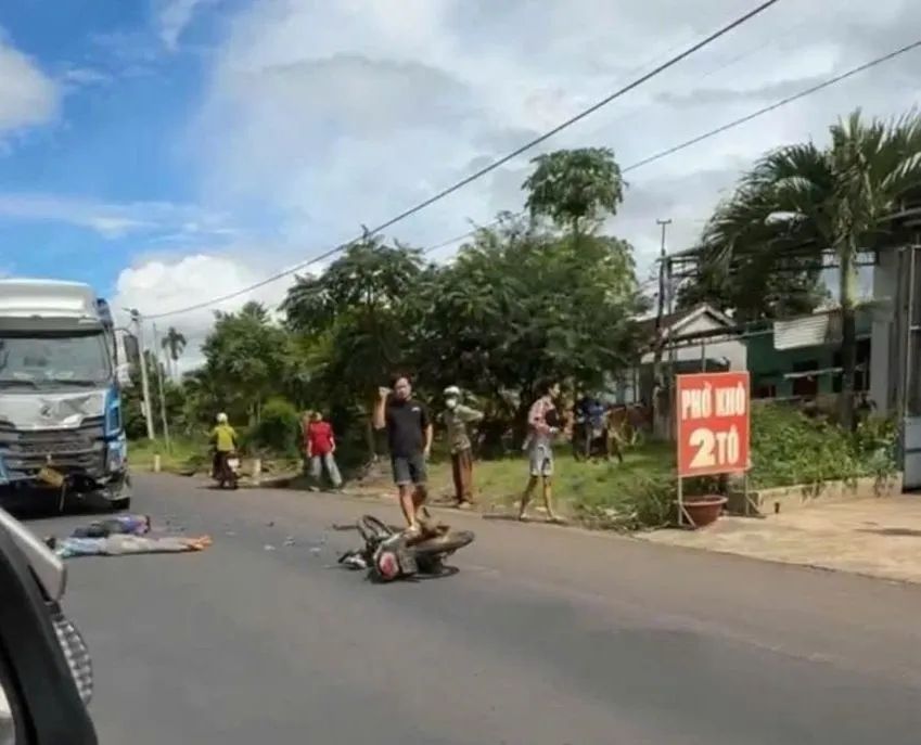 Hiện trường vụ tai nạn