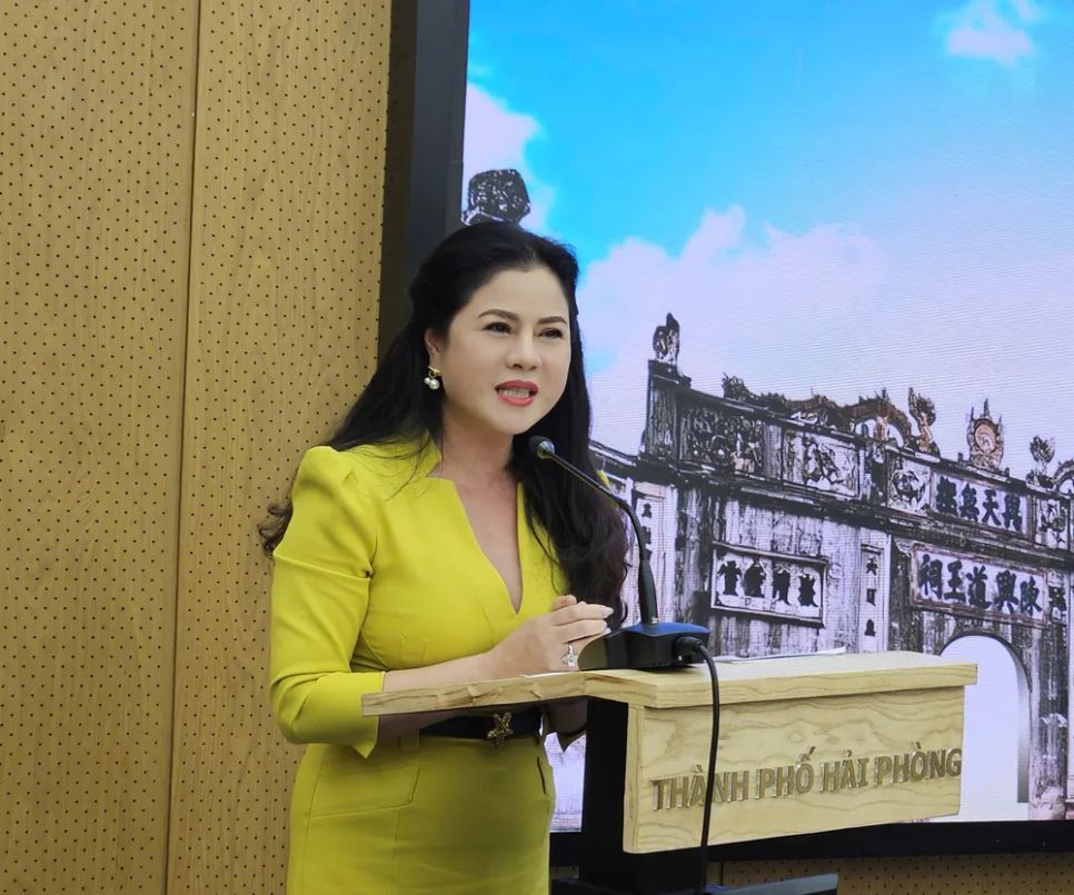 Bà Trần Thị Hoàng Mai, Giám đốc Sở VT-TT-DL TP Hải Phòng thông tin về lễ hội mùa thu Côn Sơn, Kiếp Bạc năm 2025
