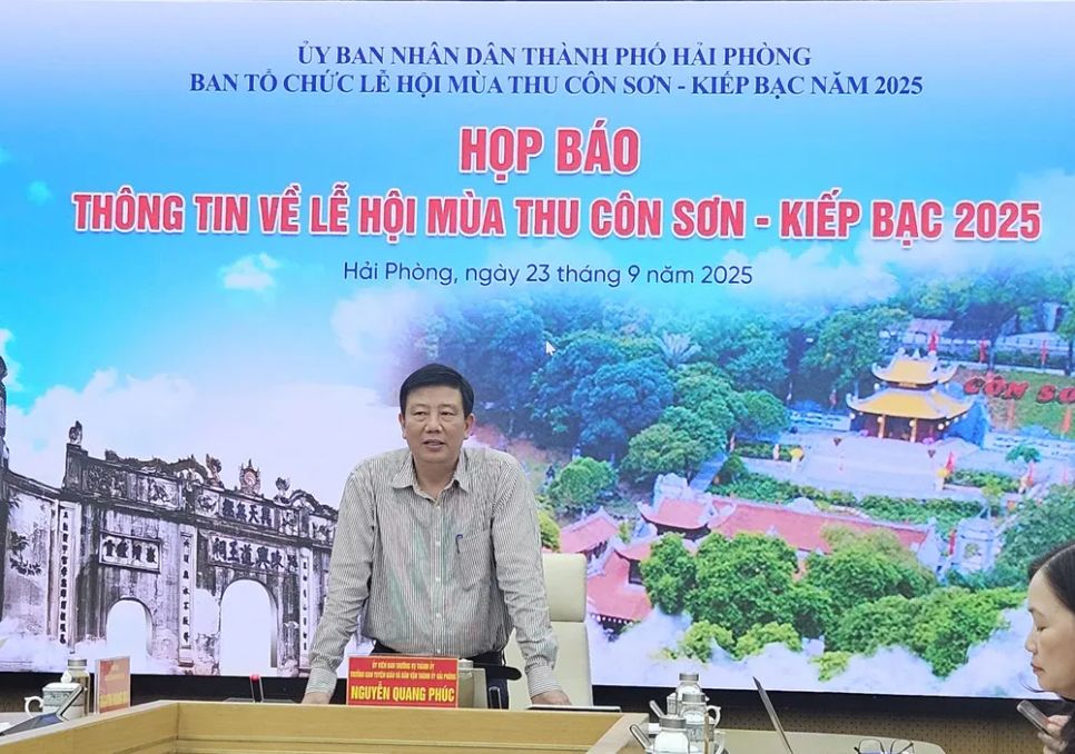 Ông Nguyễn Quang Phúc, Trưởng ban Tuyên giáo và Dân vận Thành ủy Hải Phòng