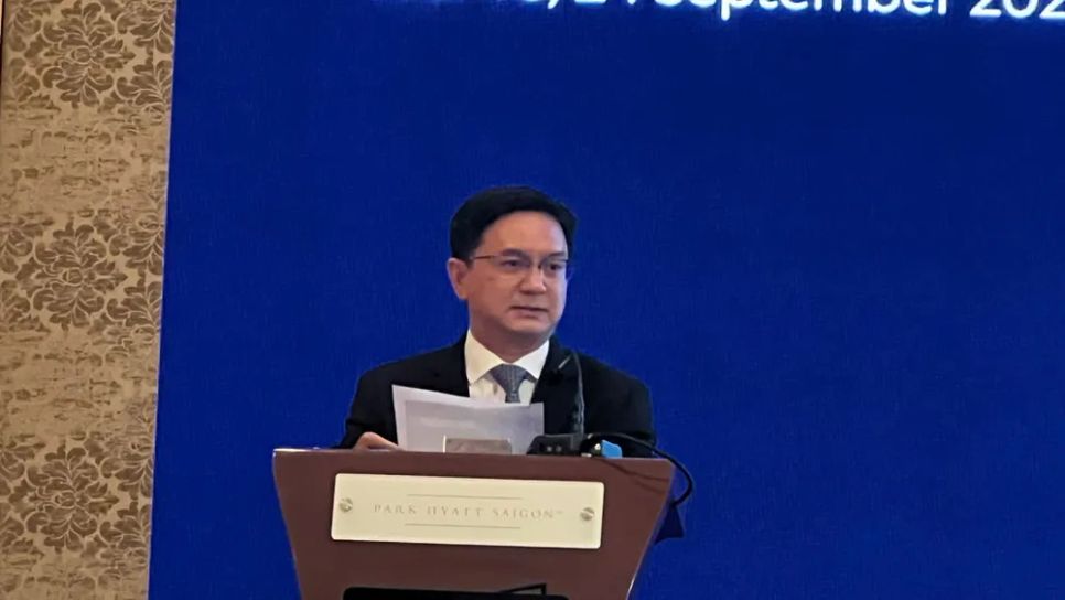 Phó Chủ tịch UBND TPHCM Nguyễn Mạnh Cường phát biểu tại hội nghị