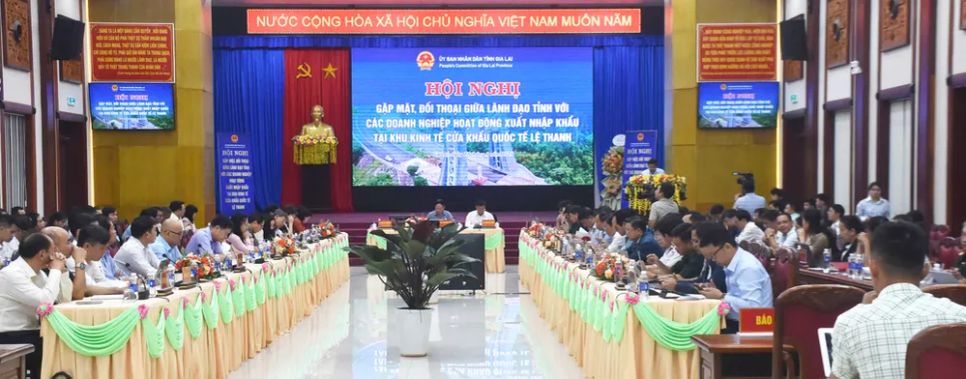 Hội nghị gặp gỡ, đối thoại các doanh nghiệp xuất nhập khẩu ở Khu kinh tế Cửa khẩu Quốc tế Lệ Thanh