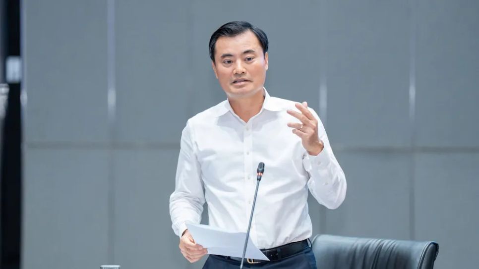 Phó Chủ tịch UBND TPHCM Bùi Xuân Cường phát biểu tại buổi làm việc