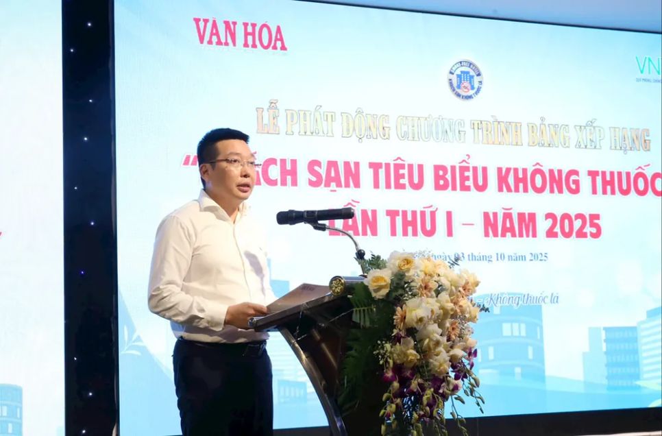 Tổng Biên tập Báo Văn hóa Nguyễn Anh Vũ phát biểu tại sự kiện
