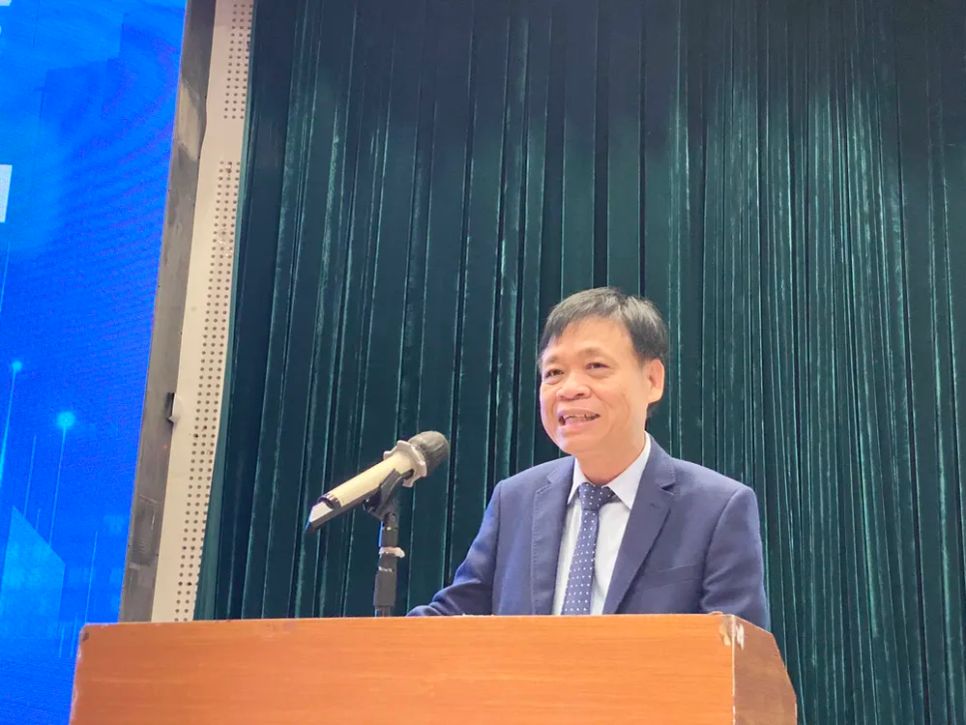 PGS TS Lê Quốc Cường, Phó Trưởng ban SHTP phát biểu tại lễ công bố cuộc thi