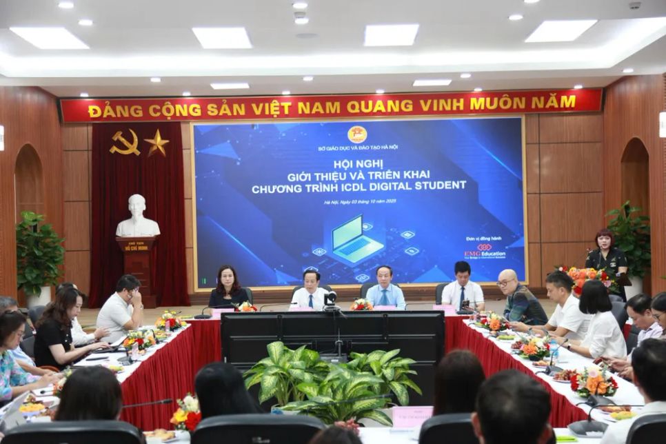 Chương trình ICDL Digital Student chính thức triển khai tại Hà Nội vào ngày 3-10-2025