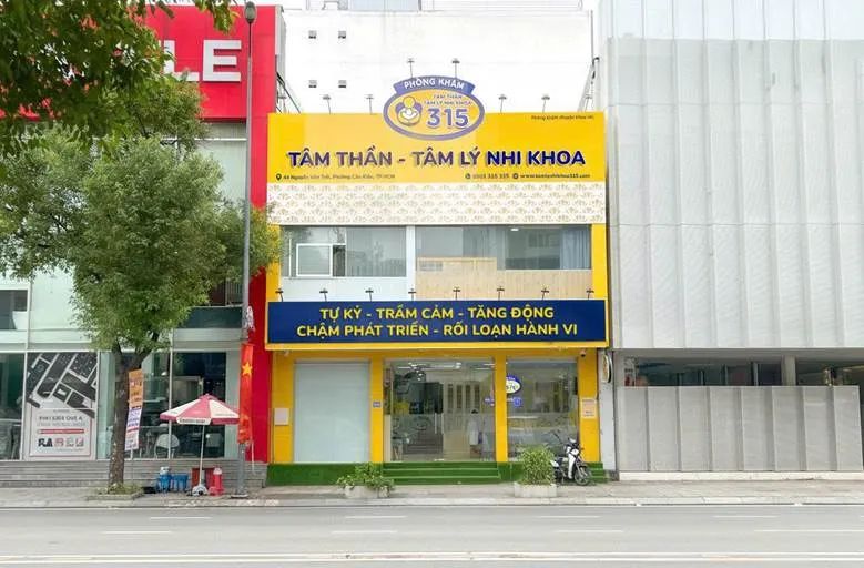 Phòng khám Tâm Thần – Tâm Lý Nhi khoa 315 địa chỉ số 44 Nguyễn Văn Trỗi, phường Cầu Kiệu, TPHCM